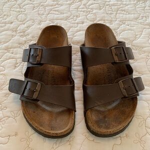 Birkenstock Brown Leather Sandals